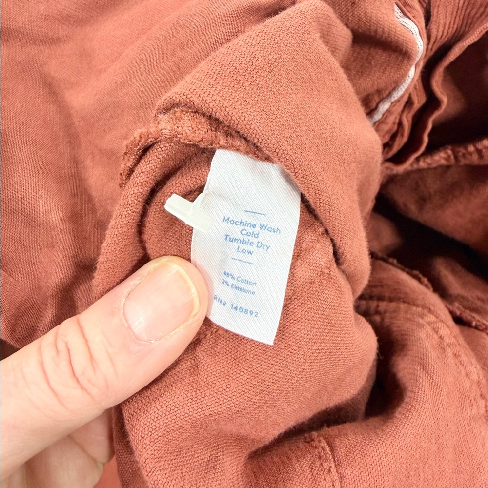 Marine Layer Rust Corduroy Wide-Leg High-Waisted … - image 6